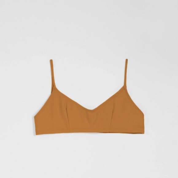 NU SWIM Stas Miso Yellow Bikini Top Size XS - Picture 2 of 3